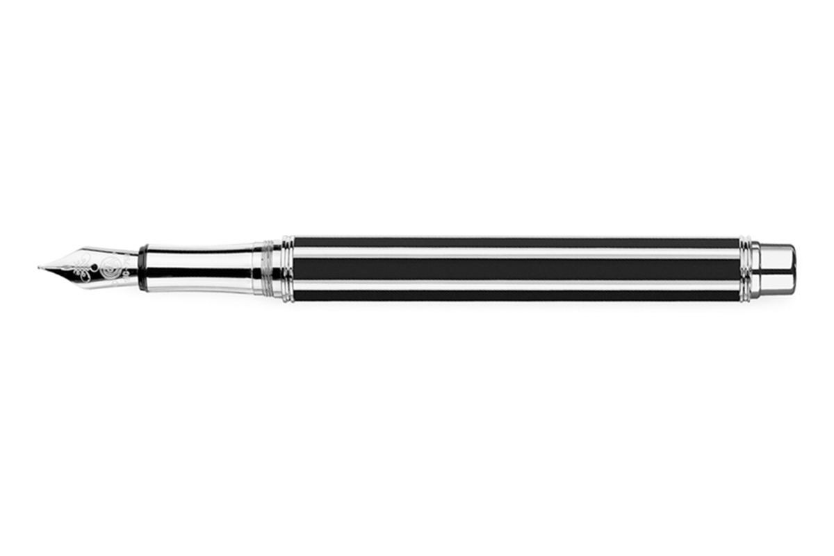 Caran d'Ache Varius China Black CT Vulpen